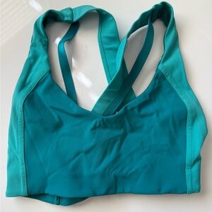 Lululemon Athletica Turquoise Sports Bra